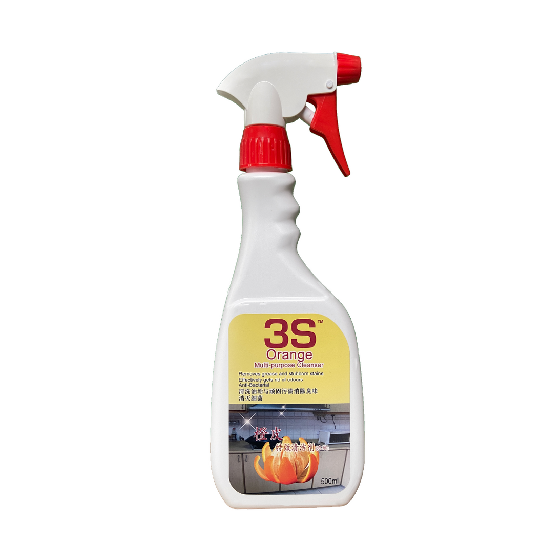 Orange Multi-purpose Cleanser (500ML) - 3S HomeCare